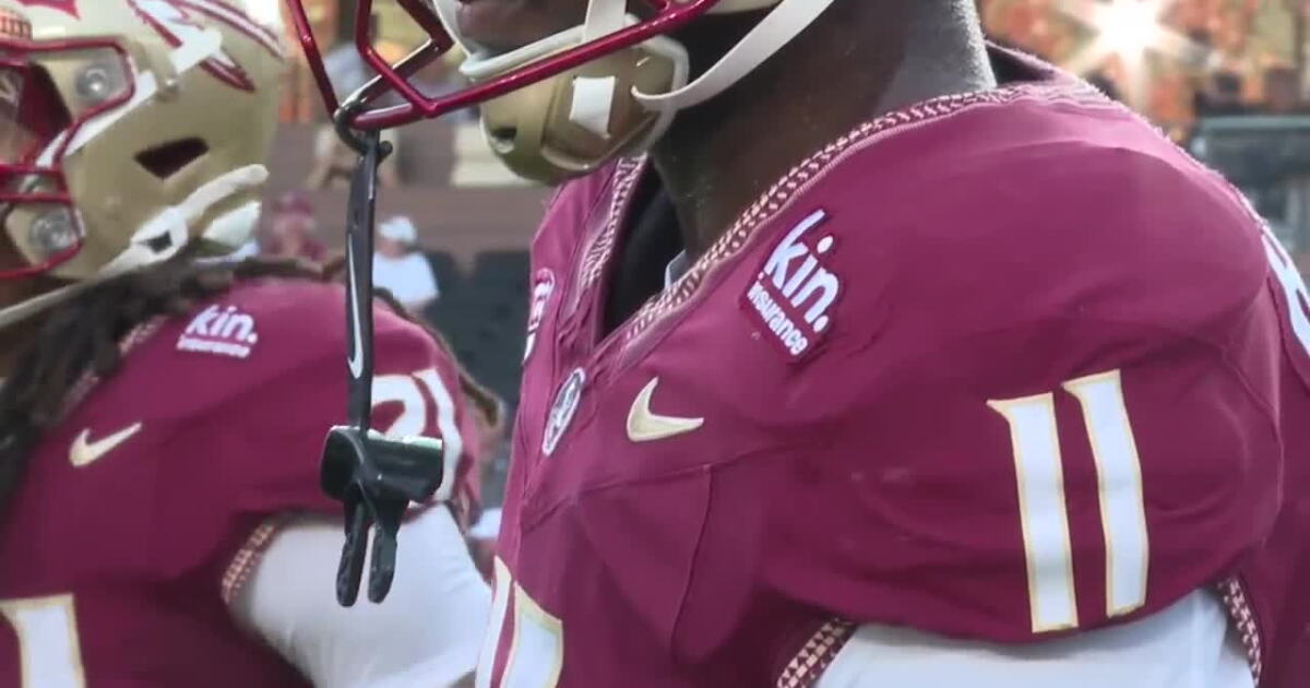 FSU uniforms debut first sponsor patch in Kin Insurance deal