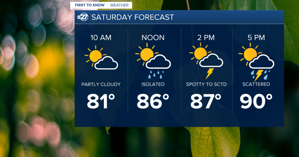 Saturday Morning First to Know Forecast (9/12/2026)
