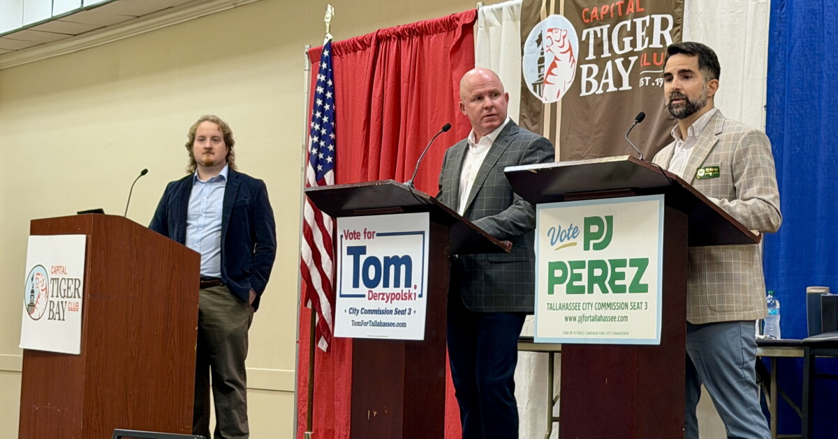 Tallahassee City Commission Seat 3 candidates talk growth, spending and the airport at Tiger Bay debate
