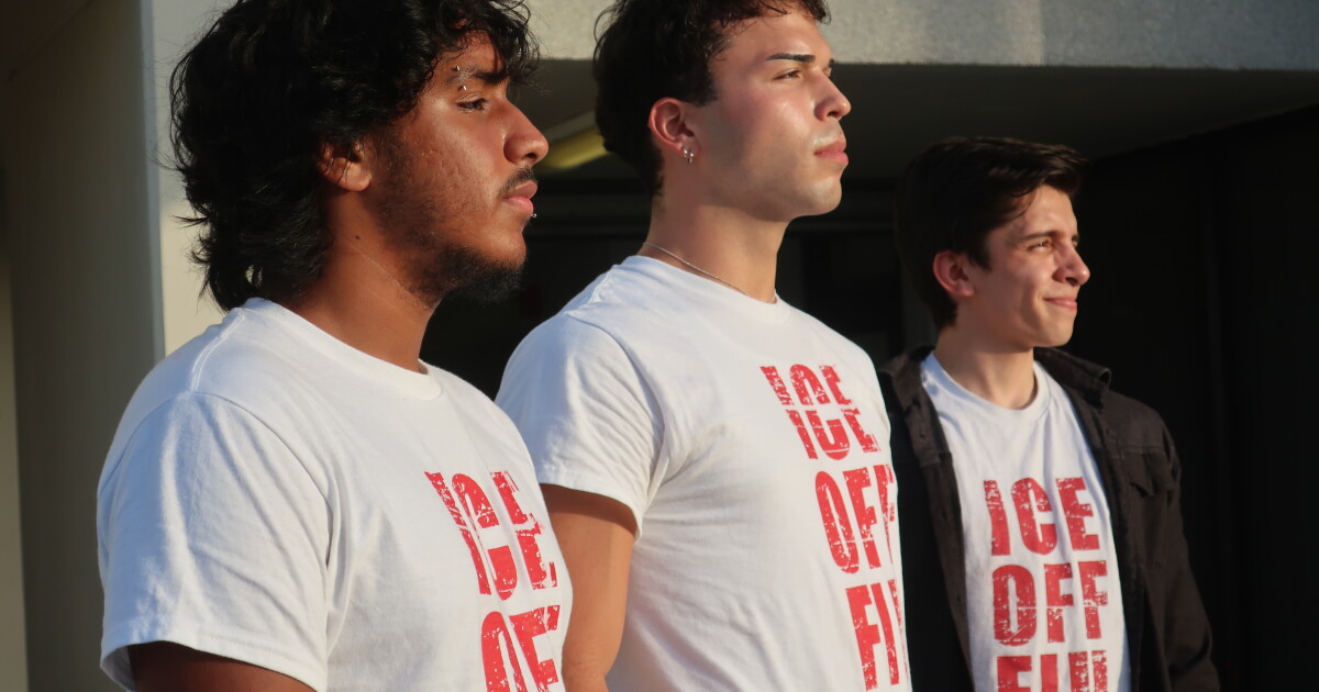 How a brief silent protest against ICE turned into Florida's big test on free speech on campus