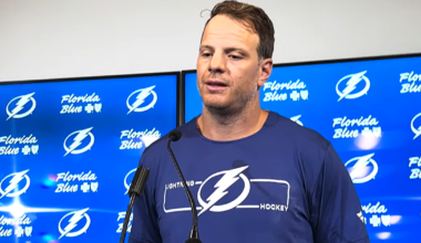 Tampa Bay Lightning open a shorter training camp ahead of a longer season