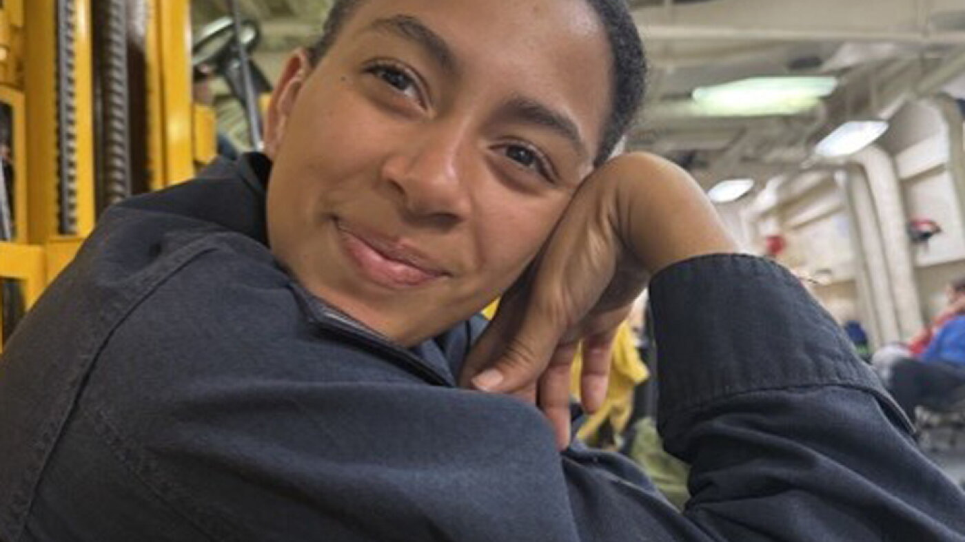Family of young sailor who died by suicide blames health care gaps and long deployment : NPR
