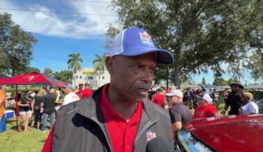 Former NFL players rally at Tampa tailgate to give back to kids