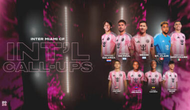 Called Up: Nine Inter Miami CF Players Set for International Duty During Sept./Oct. Window