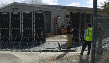 Tampa International Airport installs 9-foot AquaFence flood barrier