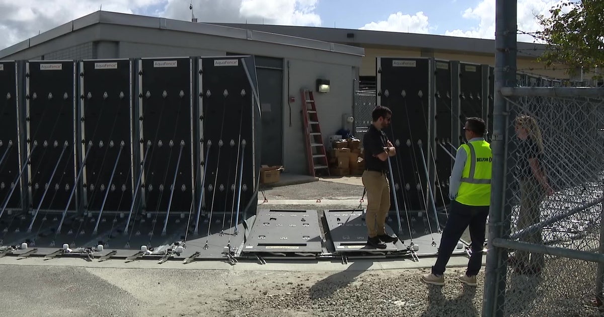 Tampa International Airport installs 9-foot AquaFence flood barrier