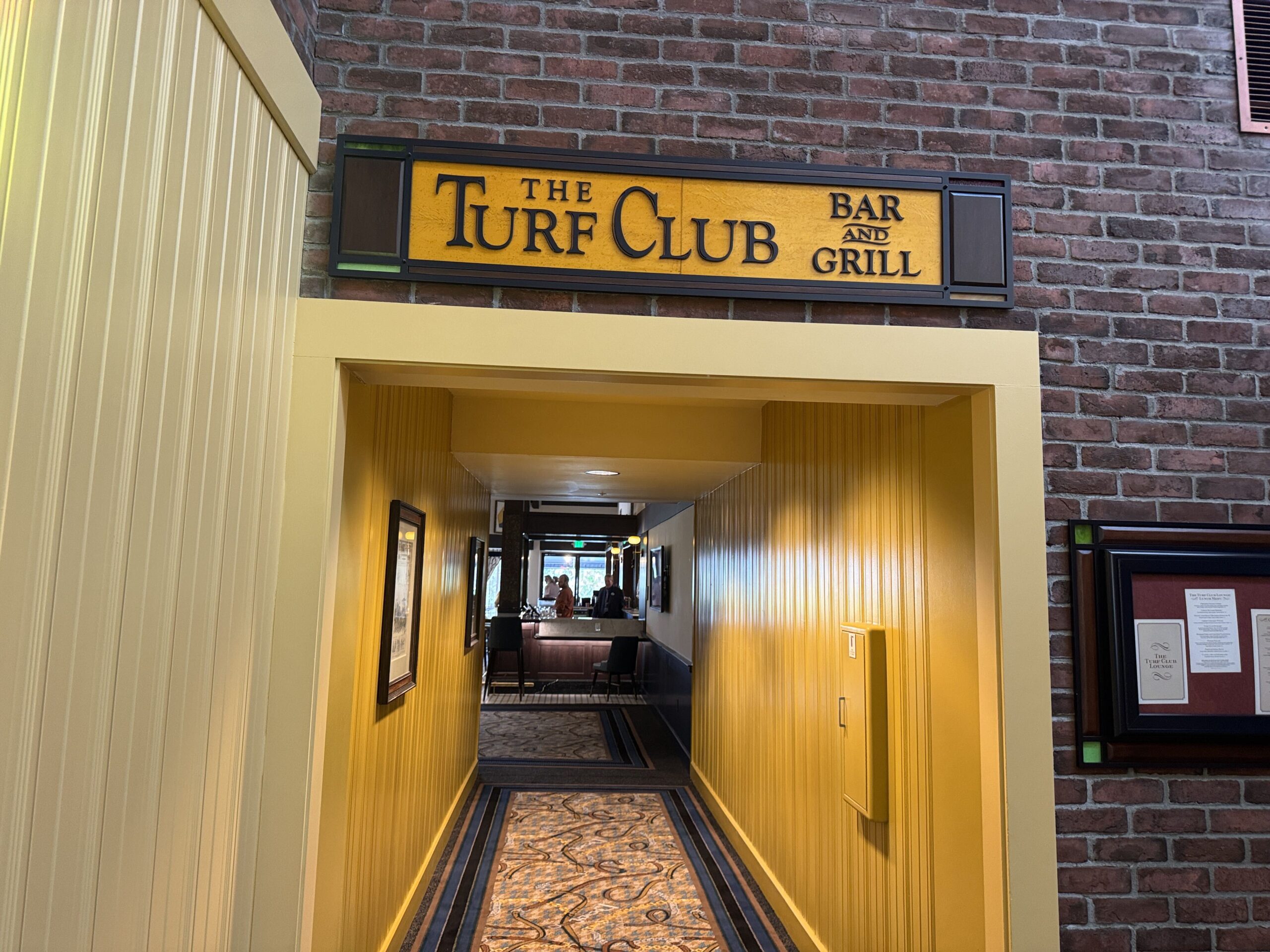 The Turf Club Lounge at Disney's Saratoga Springs Resort has reopened after refurbishment with a new bar and furnishings.