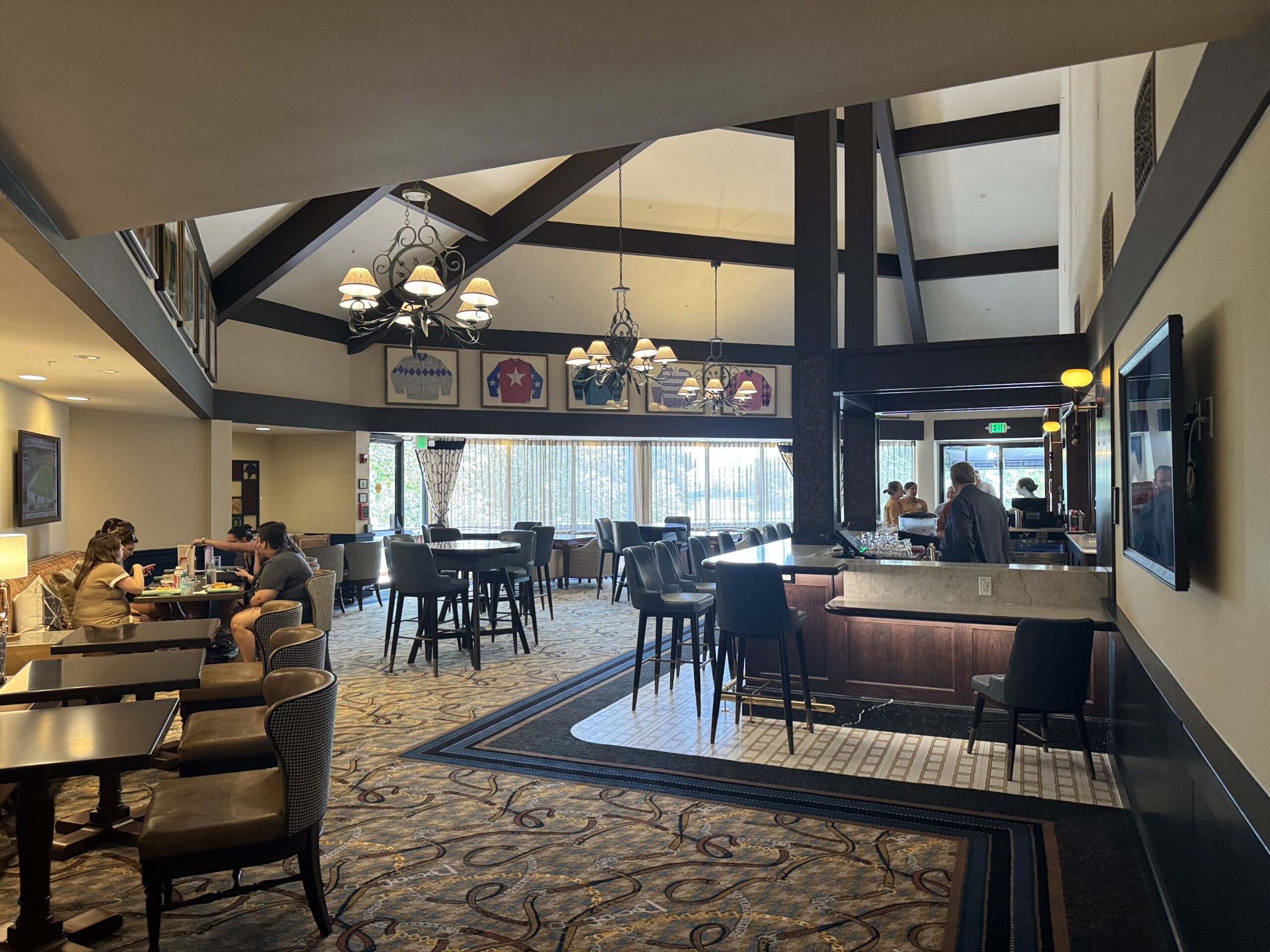 The Turf Club Lounge at Disney's Saratoga Springs Resort has reopened after refurbishment with a new bar and furnishings.