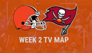 Cleveland Browns vs. Tampa Bay Buccaneers: Week 2 TV Map