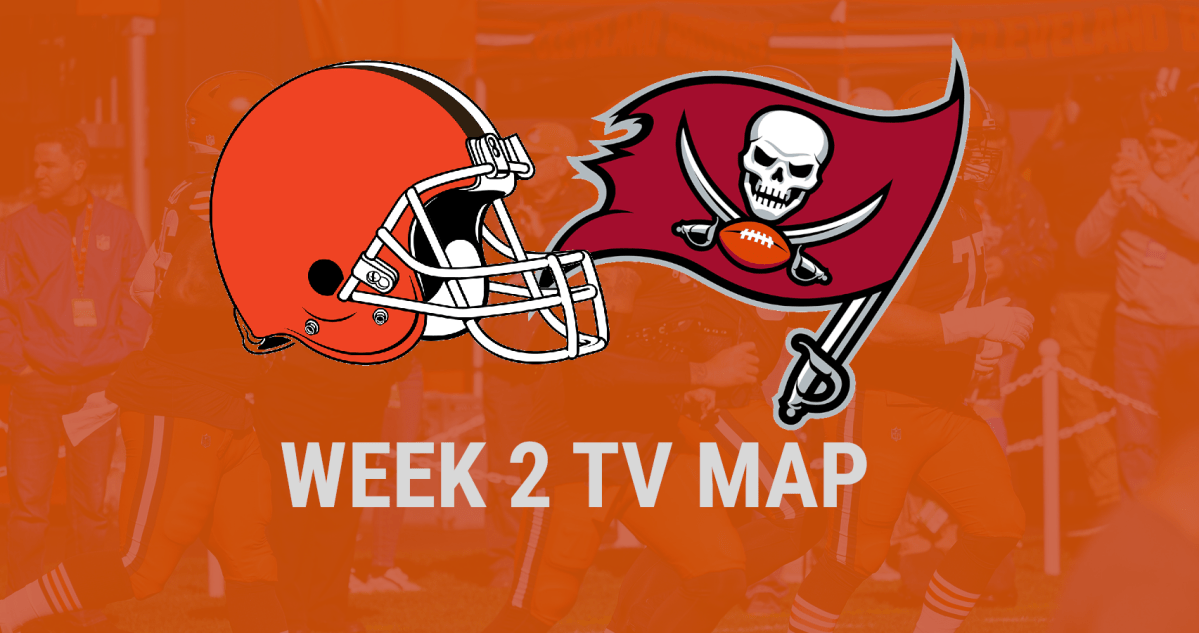 Cleveland Browns vs. Tampa Bay Buccaneers: Week 2 TV Map