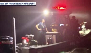3 rescued after fishing boat capsizes in Mosquito Lagoon