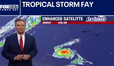 Tropical Storm Fay forms in Atlantic