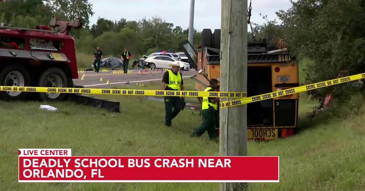 2 people killed, including a student, after Florida school bus rolls over in crash, sheriff says :: WRAL.com