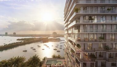 Tula Residences Tops Out At 7918 West Drive In North Bay Village