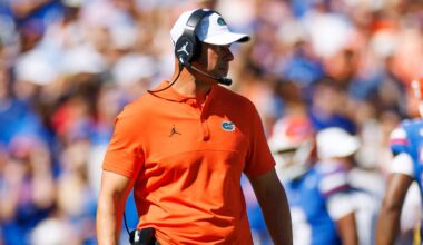 Gators Tumble in the AP Top 25 Rankings