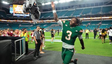 Another Starting Miami Secondary Star Heads to the Locker Room Early Against FSU