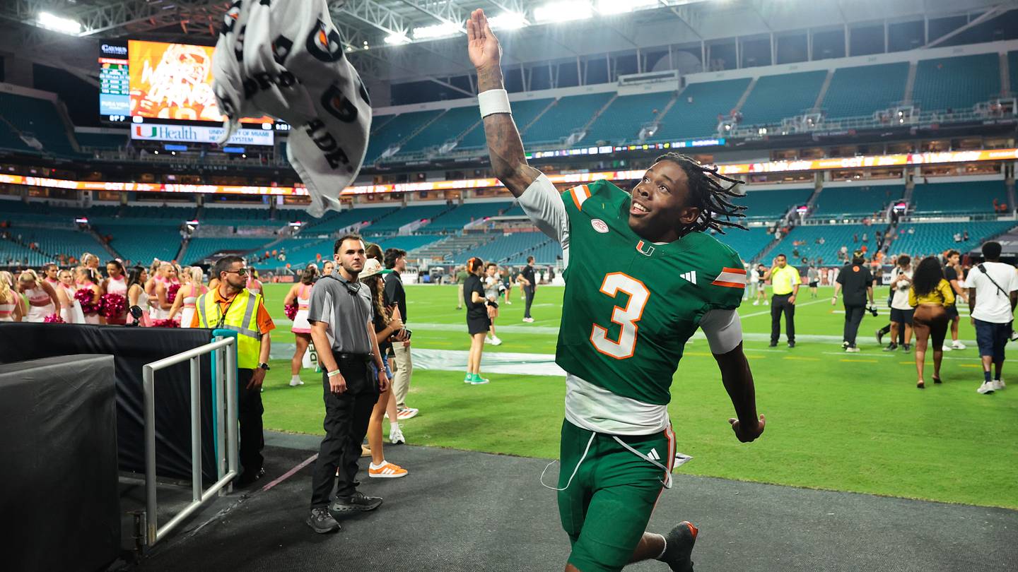 Another Starting Miami Secondary Star Heads to the Locker Room Early Against FSU
