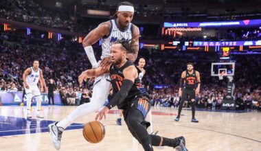 The Orlando Magic buckled down and played their best defense of the season to topple the New York Knicks and earn their first win this season.