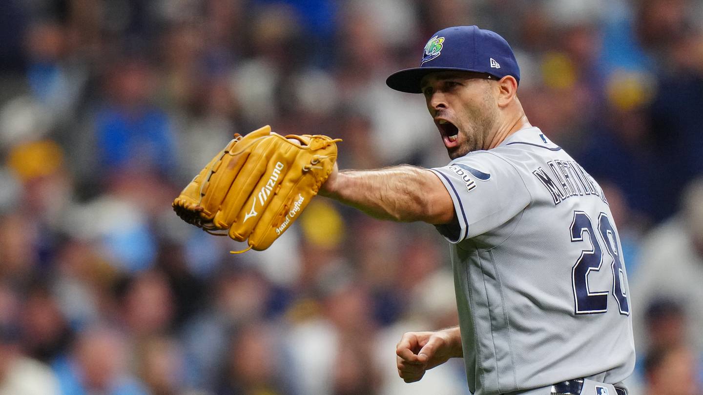 Tampa Bay Rays starting pitcher Nick Martinez