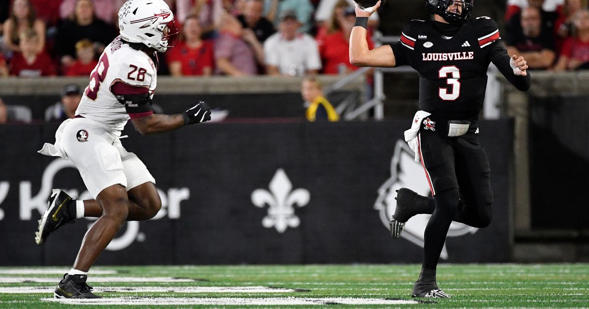 Isaac Brown brings Louisville back from the brink as Cardinals pummel Florida State 44-20 :: WRAL.com