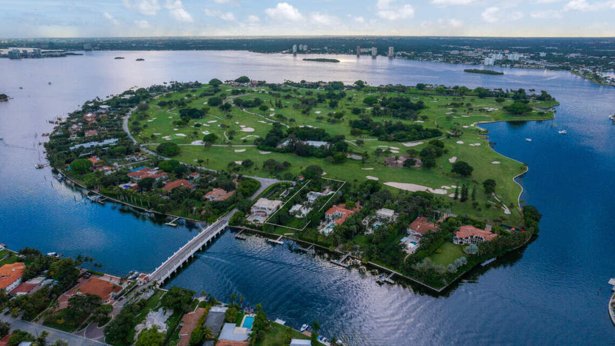 Aerial view of Indian Creek Village, which just hired a new village manager.