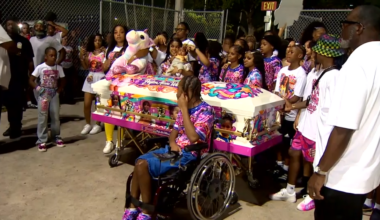 Memorial held for 10-year-old girl killed in NW Miami-Dade crash - WSVN 7News | Miami News, Weather, Sports