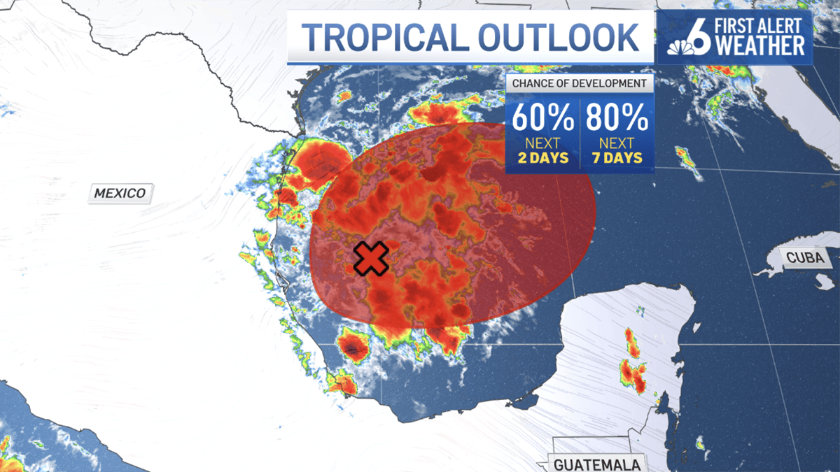 Forecasters monitor possible system in the Gulf that could become named storm – NBC 6 South Florida
