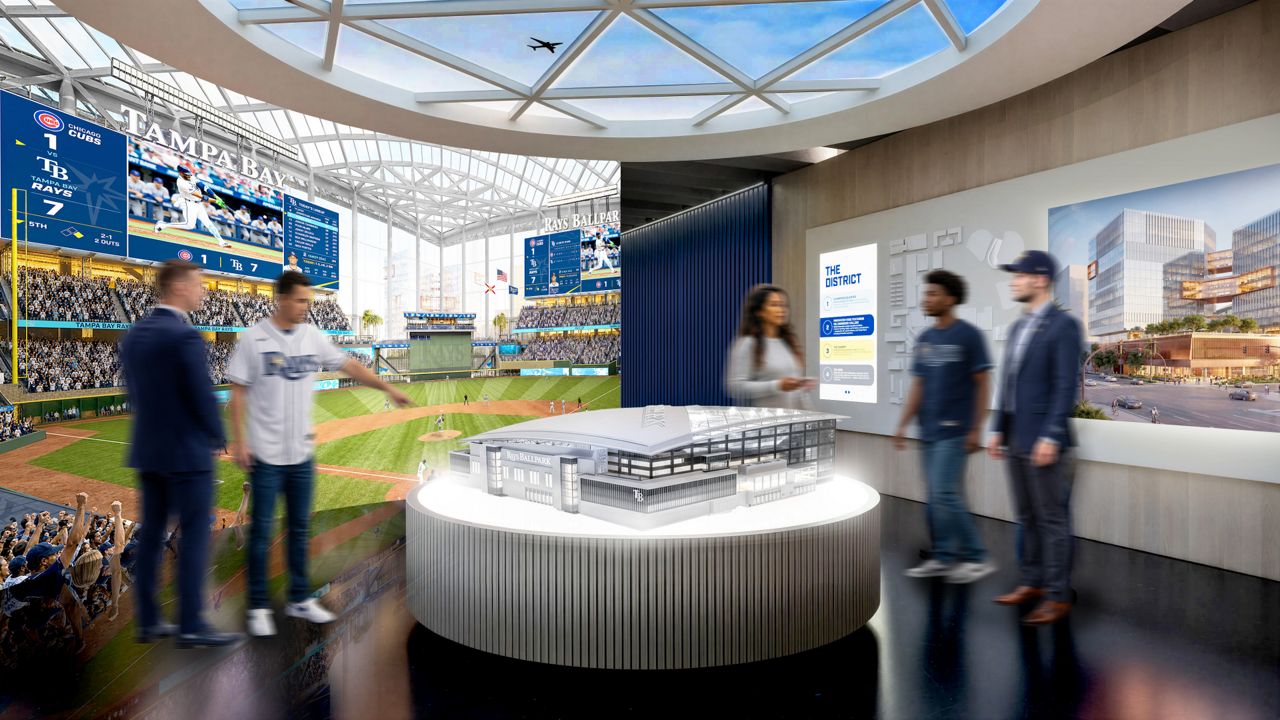 The experience center will be built inside the Westshore City Center. (Rendering provided by Tampa Bay Rays)