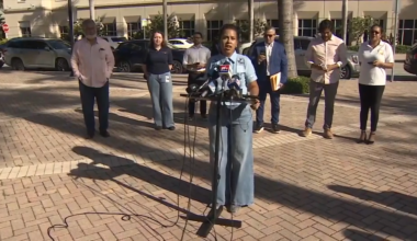 Activists protest outside Doral City Hall, call on mayor and city officials to end law enforcement partnership with ICE - WSVN 7News | Miami News, Weather, Sports