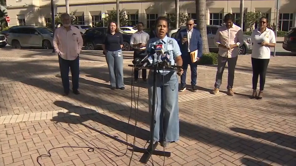 Activists protest outside Doral City Hall, call on mayor and city officials to end law enforcement partnership with ICE - WSVN 7News | Miami News, Weather, Sports