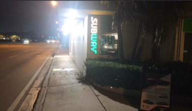 Driver hospitalized after crashing near Subway in Miami Springs - WSVN 7News | Miami News, Weather, Sports