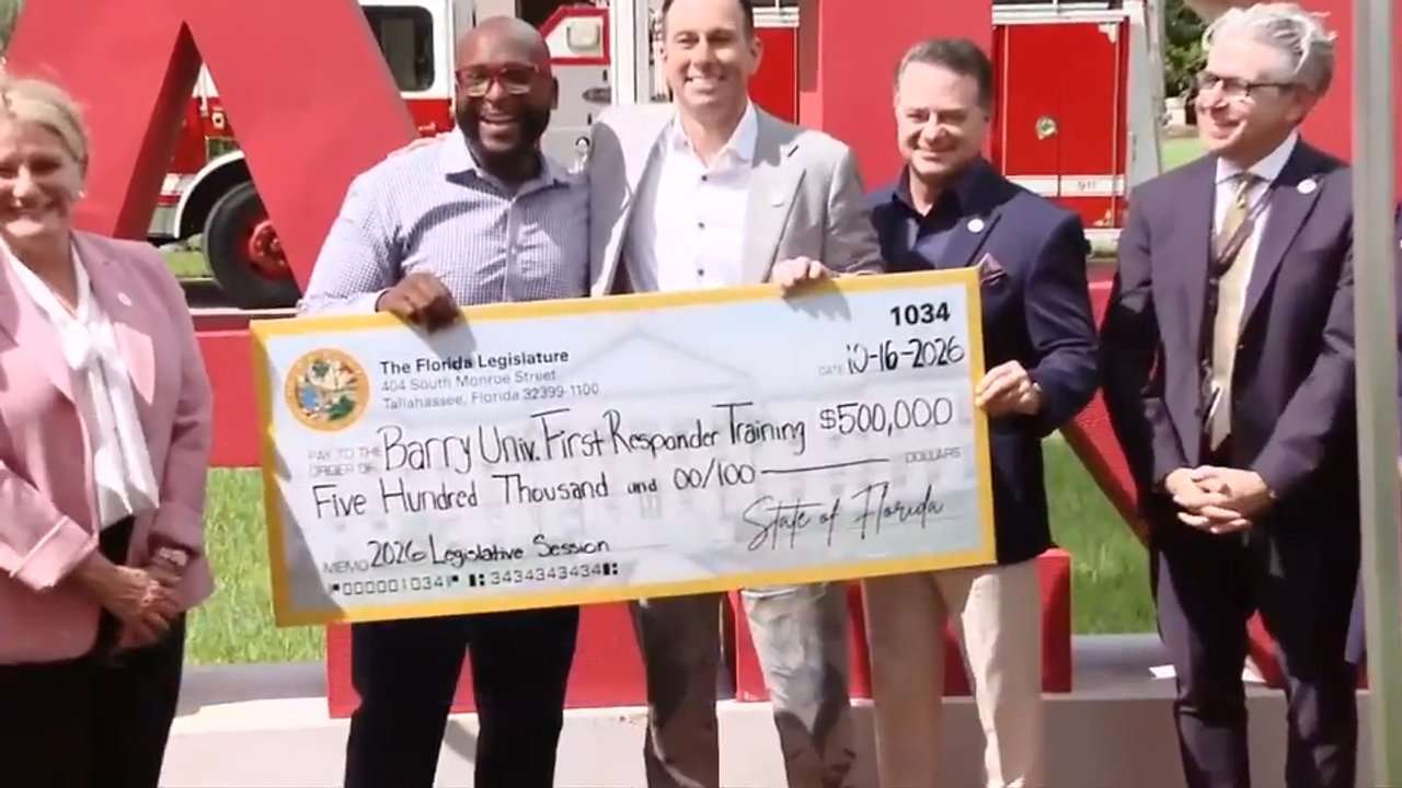Barry University secures $500K for first responder risk detection training - WSVN 7News | Miami News, Weather, Sports