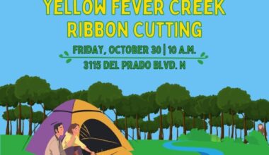 Yellow Fever Creek Preserve Ribbon Cutting Set for October 30