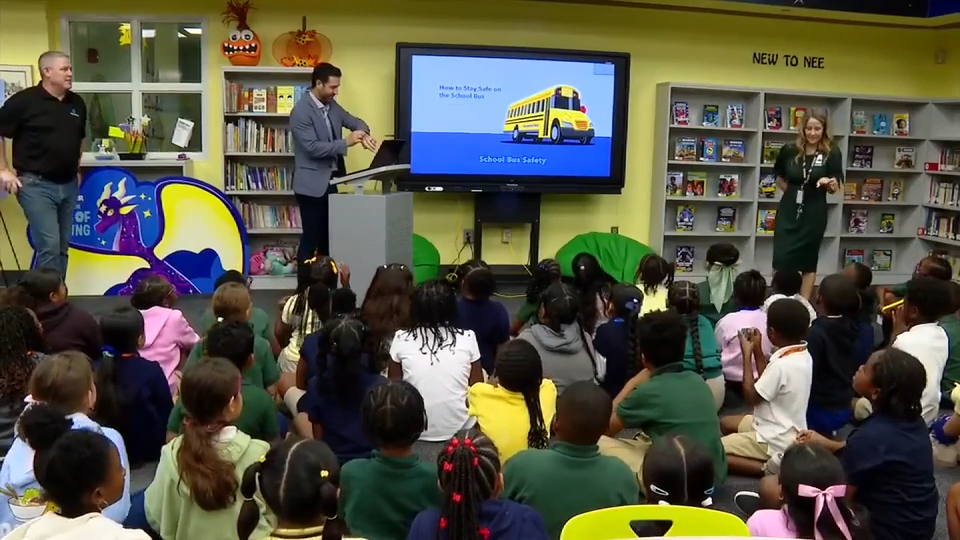 BCPS officials roll out new campaign as National School Bus Safety week underway - WSVN 7News | Miami News, Weather, Sports