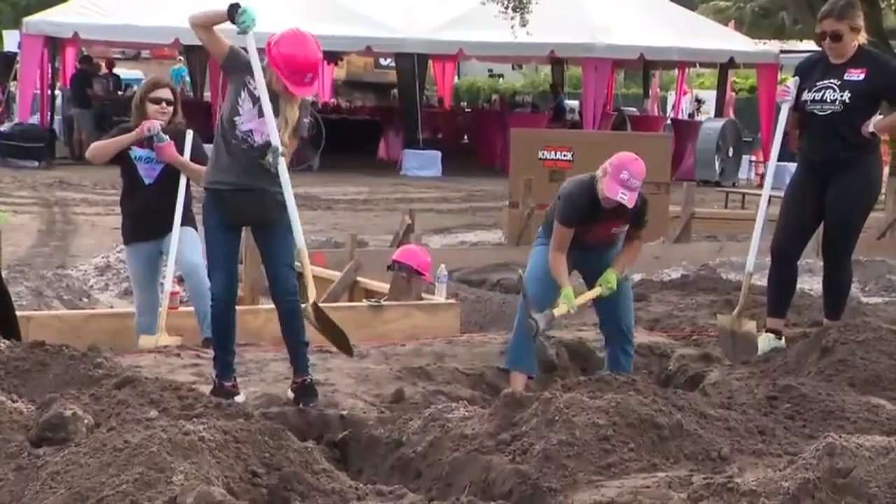 Habitat for Humanity, Hard Rock begins build of 10 homes for families in Oakland Park - WSVN 7News | Miami News, Weather, Sports