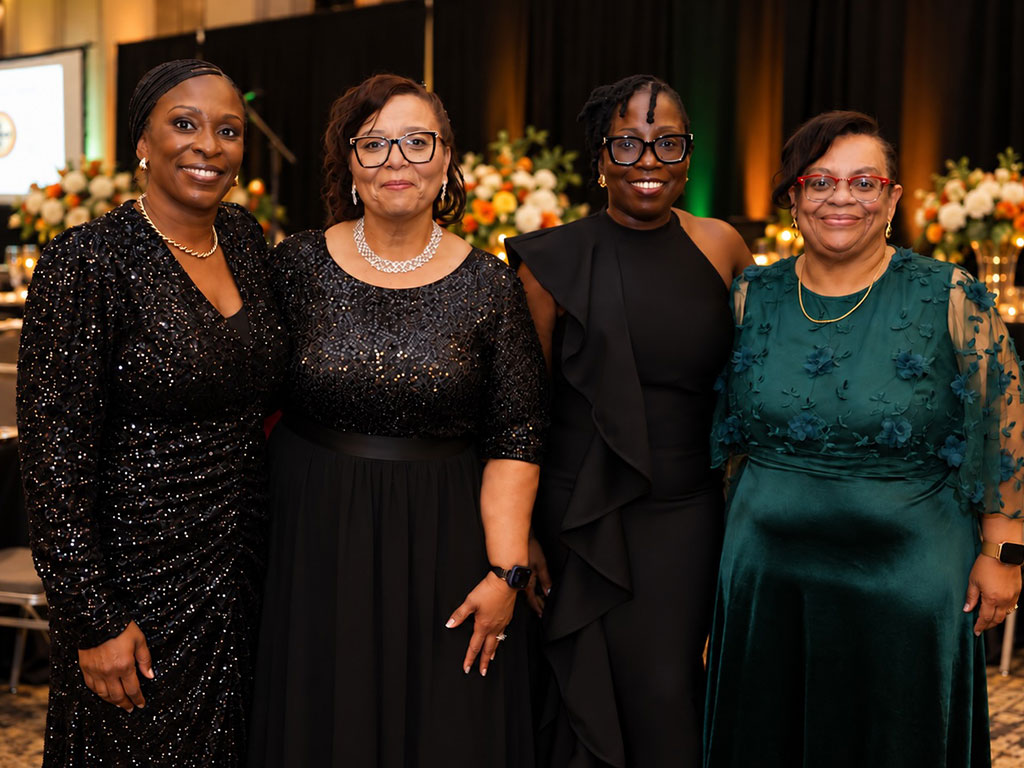 SON Leaders from left to right: Dr. Carswella Phillips, Associate Dean, Me, Dr. Taiwo Arise, Assistant Dean of Graduate Programs, and Dr. Robin Butler, Assistant Dean of Undergraduate Programs.  