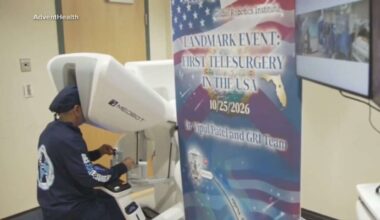 66-year-old man undergoes groundbreaking remote robotic surgery near Orlando - WSVN 7News | Miami News, Weather, Sports