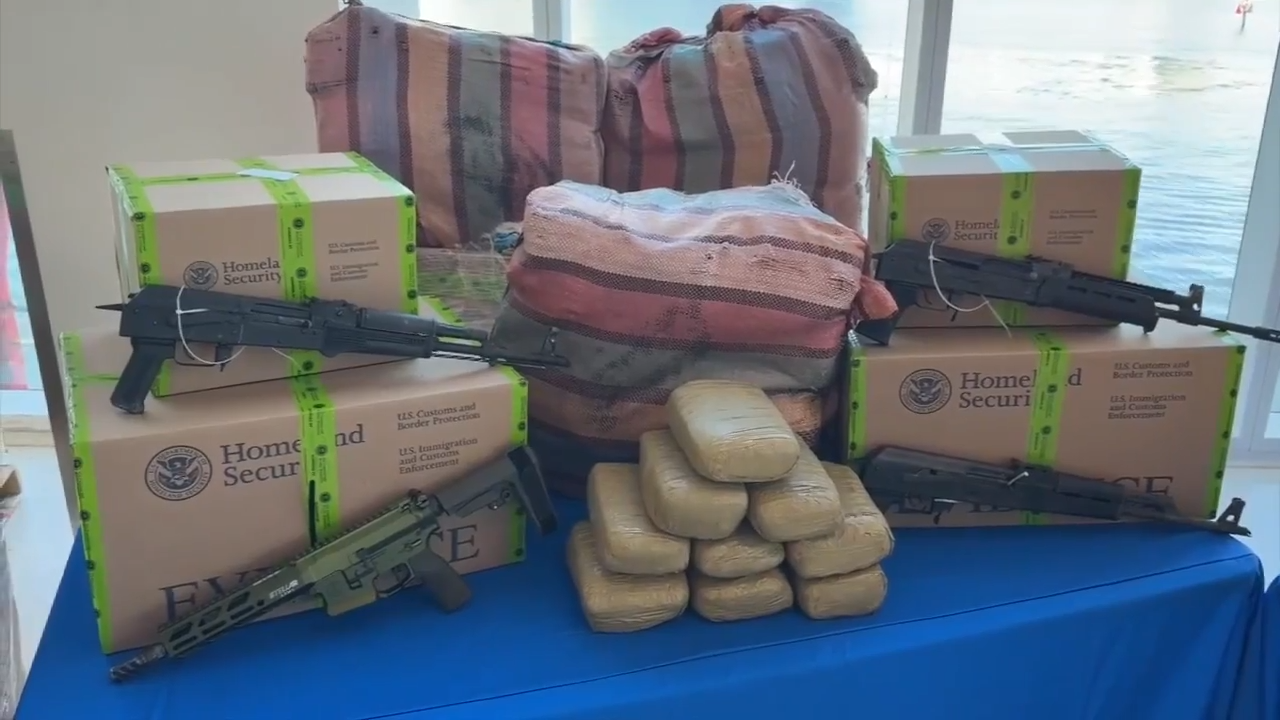 US Customs and Border Protection demonstrate impact of shift in resources to Florida waters at Port Miami - WSVN 7News | Miami News, Weather, Sports