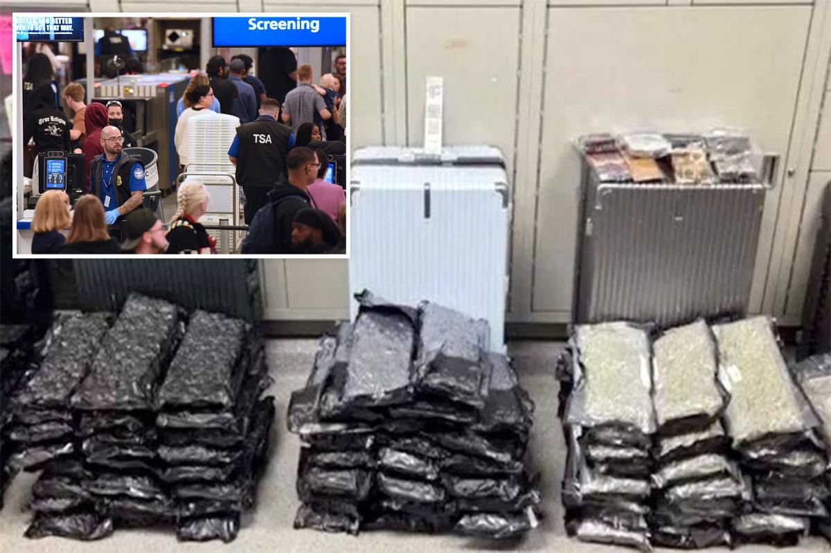 Orlando police find staggering airport drug haul after bizarre attempt to hide evidence