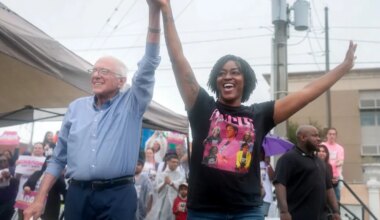 Bernie Sanders Visits Florida to Campaign With Angie Nixon