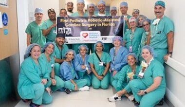 Florida’s First Pediatric Cardiac Robotic Surgery Performed at Nicklaus Children’s Hospital