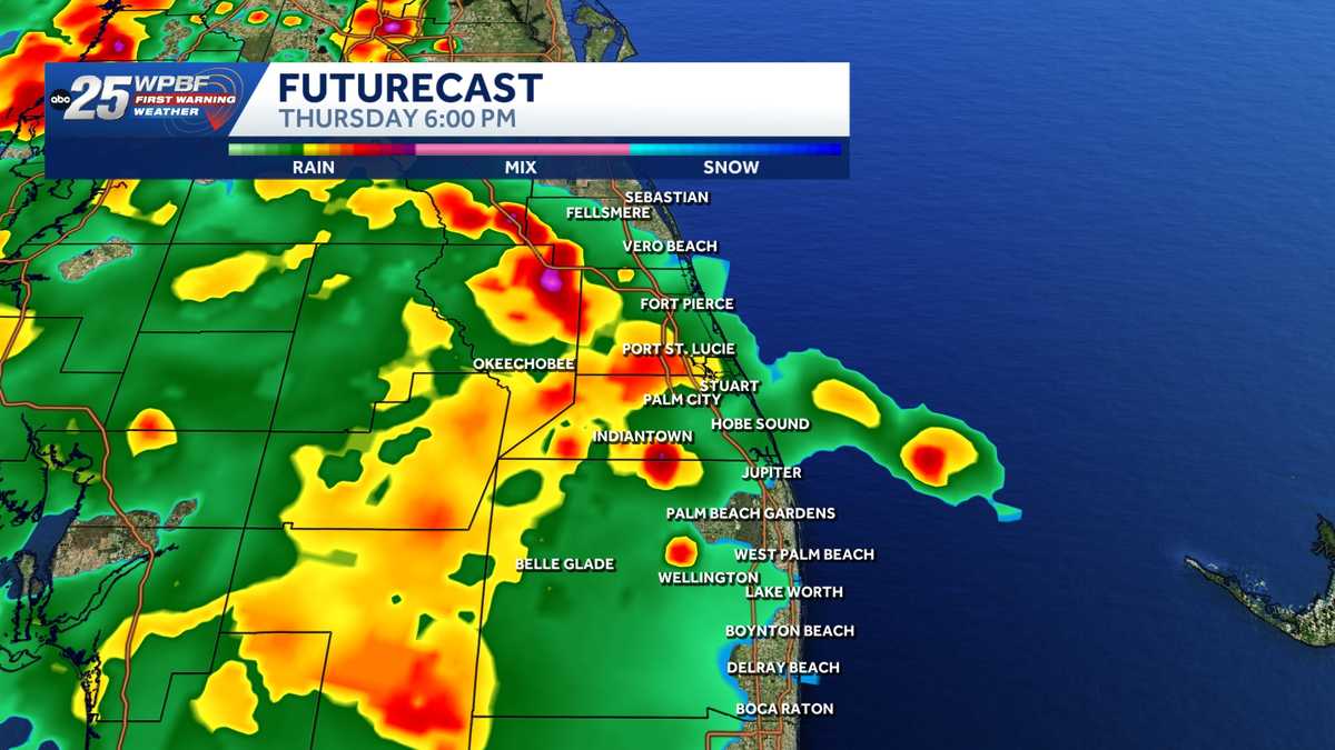 Widespread storms forecast for South Florida