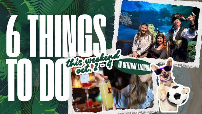 6️⃣things to do in Orlando this weekend (Oct. 2-4): SEA LIFE pirates, Orlando Pride, Silver Spurs rodeo and more