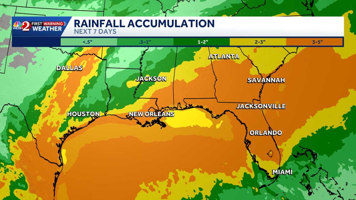Rain returns to Central Florida over next several days