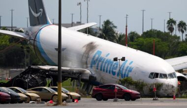 Federal report says pilots weren’t warned about wind before Amazon cargo plane crashed in Miami