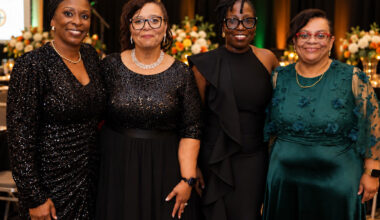 SON Leaders from left to right: Dr. Carswella Phillips, Associate Dean, Me, Dr. Taiwo Arise, Assistant Dean of Graduate Programs, and Dr. Robin Butler, Assistant Dean of Undergraduate Programs.  