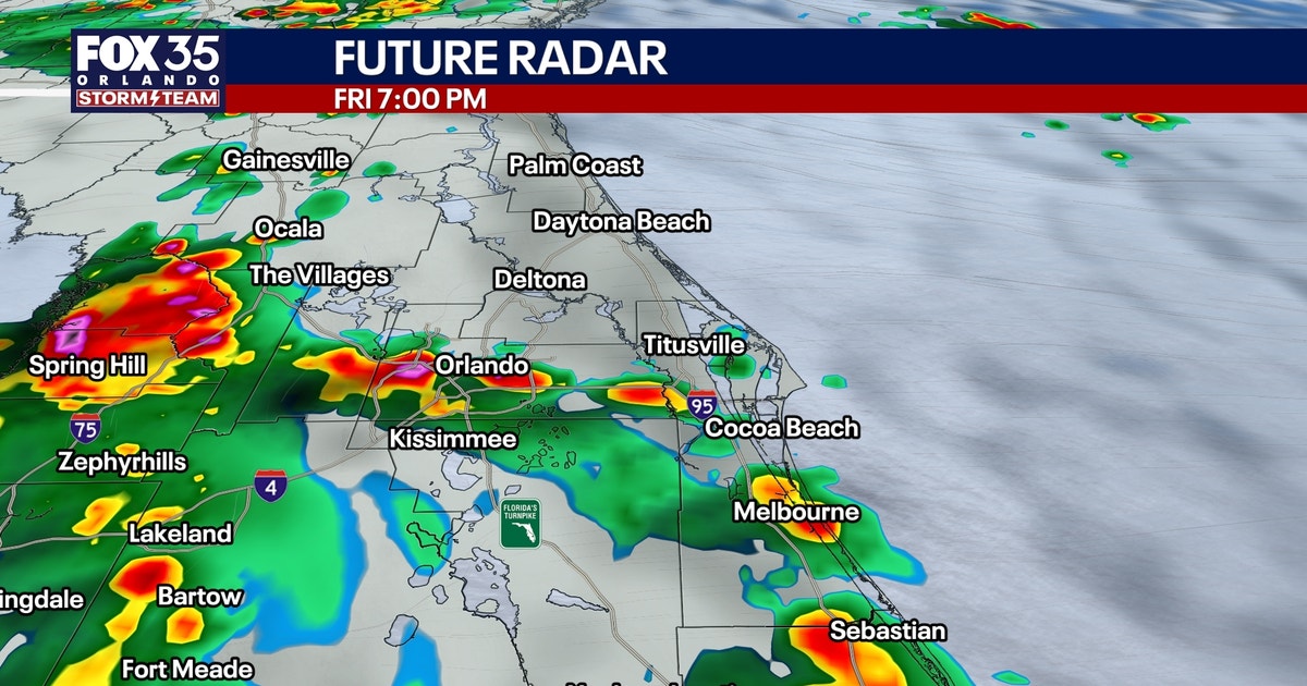 Orlando weather: Rain chances increase across Central Florida this weekend