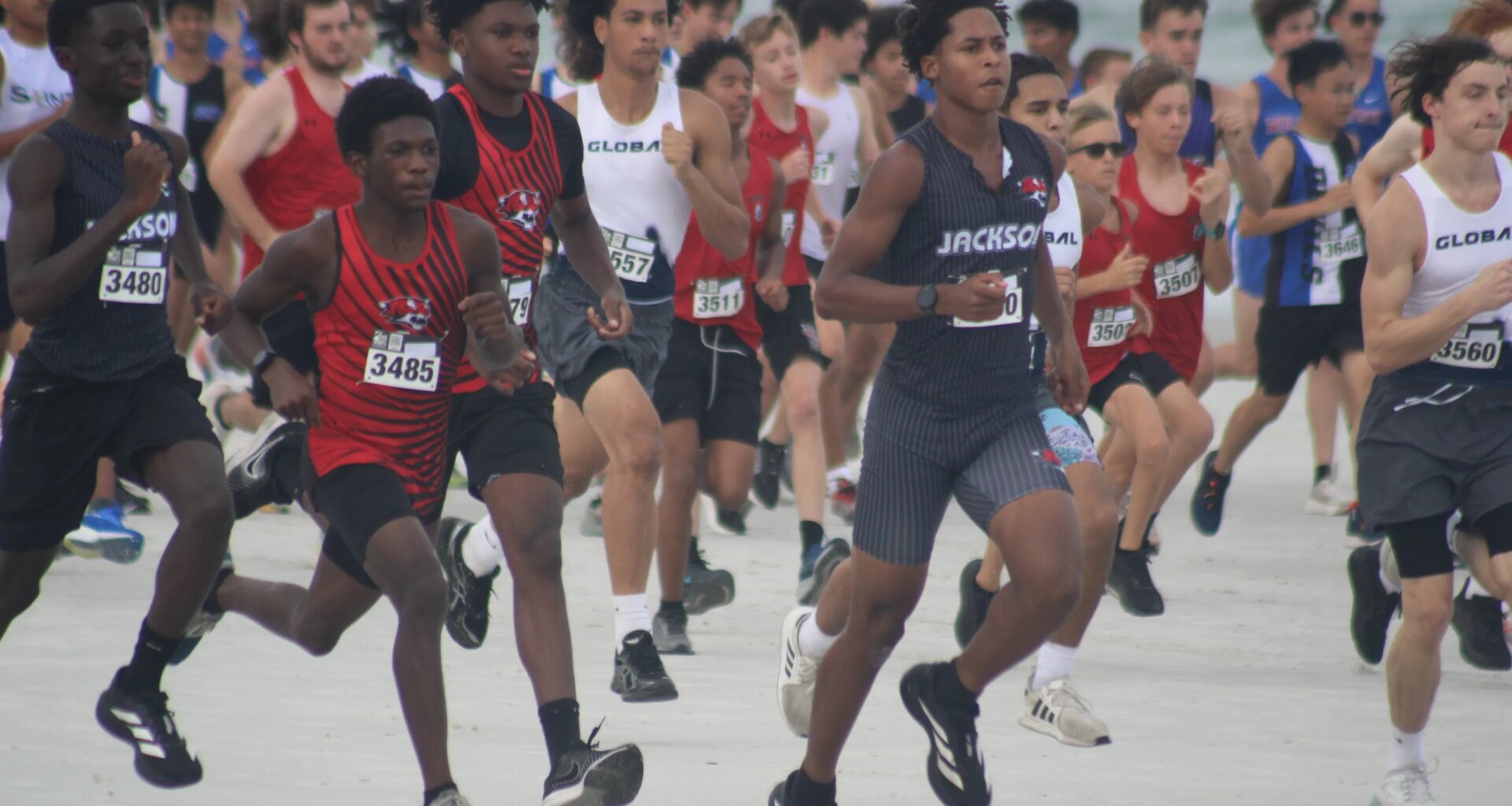 Nor'Eastern Classic cross-country meet at Jacksonville Beach
