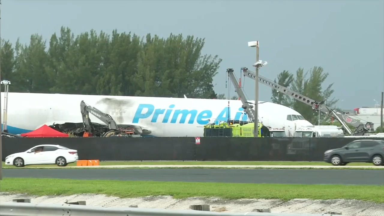 NTSB report says pilots weren’t warned about tail winds before cargo plane crashed near MIA - WSVN 7News | Miami News, Weather, Sports