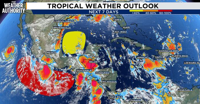 National Hurricane Center eyes spot in Gulf for possible tropical development